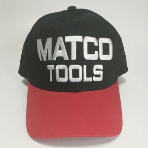 Matco Tools Winner's Circle Snapback Hat Black Red Sport Service Mens Cap